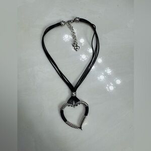 Silver Heart Brighton Necklace!